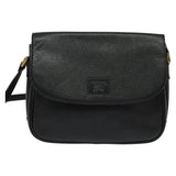 Burberry Nova Check Black Leather Shoulder Bag ( )