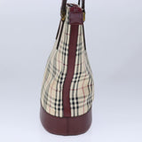 Burberry Nova Check Beige Canvas Handbag ( )