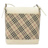 Burberry Nova Check Beige Canvas Shoulder Bag ( )
