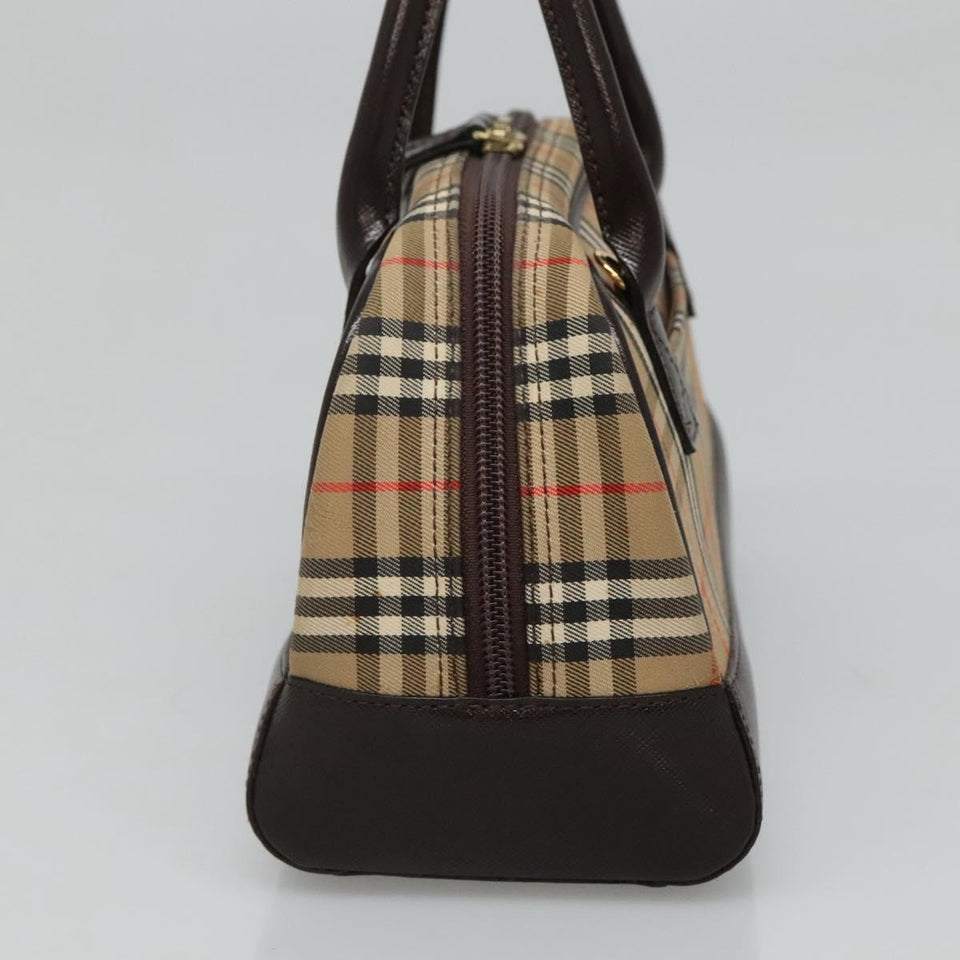 Burberry Nova Check Beige Canvas Handbag ( )