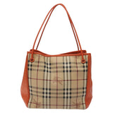 Burberry Nova Check Beige Canvas Tote Bag ( )