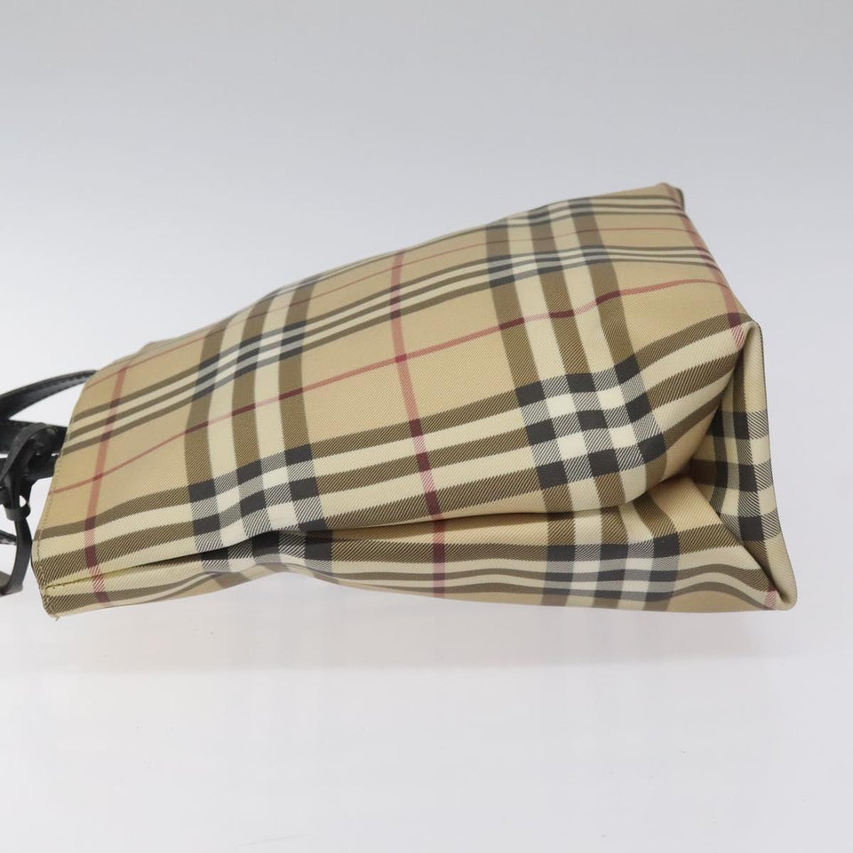 Burberry Nova Check Beige Canvas Handbag ( )