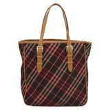 Burberry Nova Check Pink Canvas Tote Bag ( )