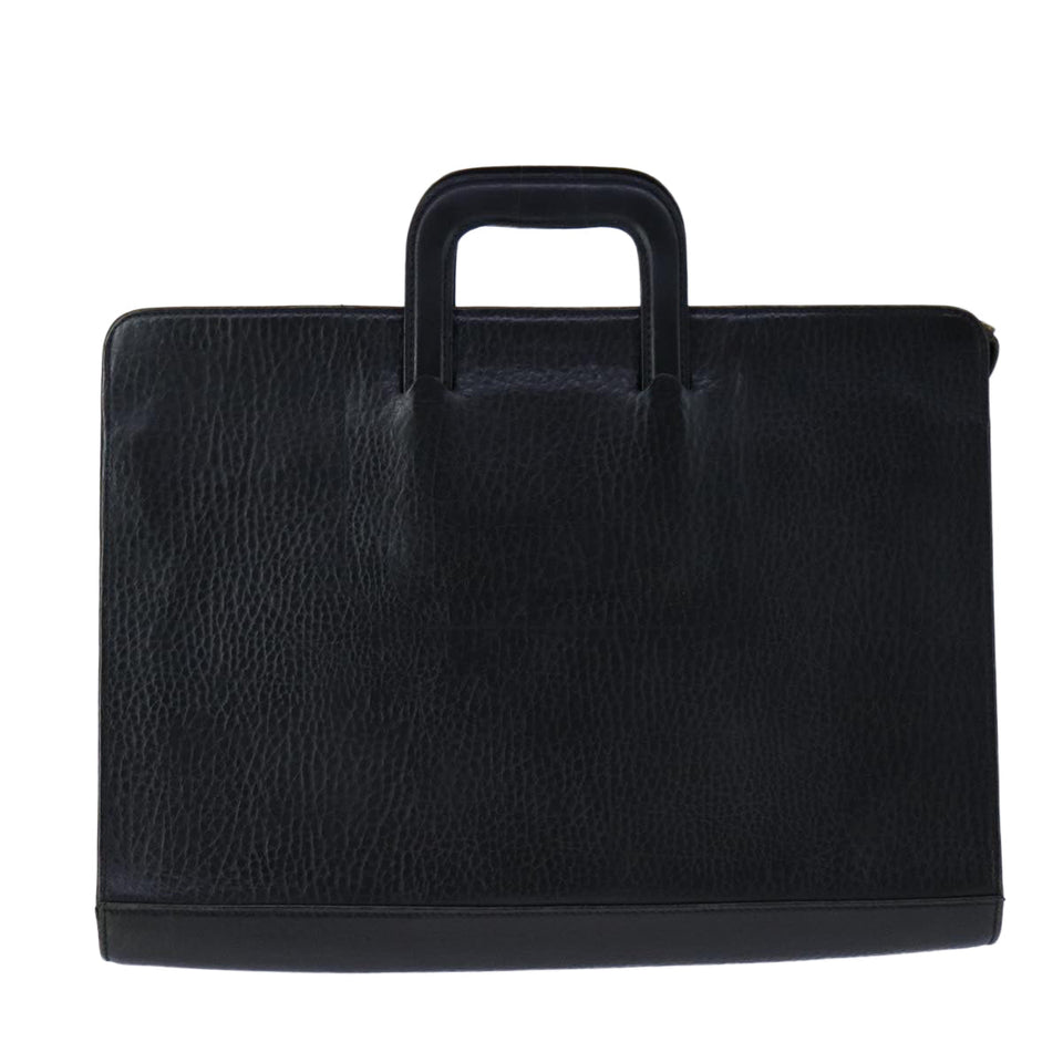 Burberry Black Leather Briefcase Bag ( )