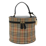 Burberry Haymarket Beige Canvas Clutch Bag ( )