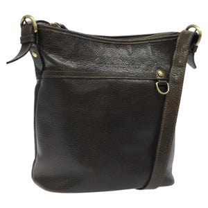 Burberry Brown Leather Shoulder Bag ( )