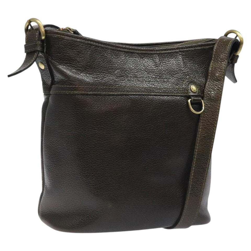 Burberry Brown Leather Shoulder Bag ( )
