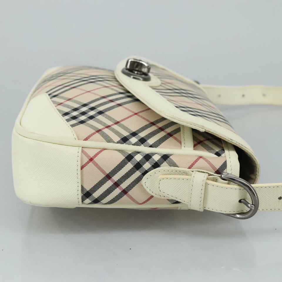 Burberry Nova Check Beige Canvas Shoulder Bag ( )