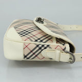 Burberry Nova Check Beige Canvas Shoulder Bag ( )