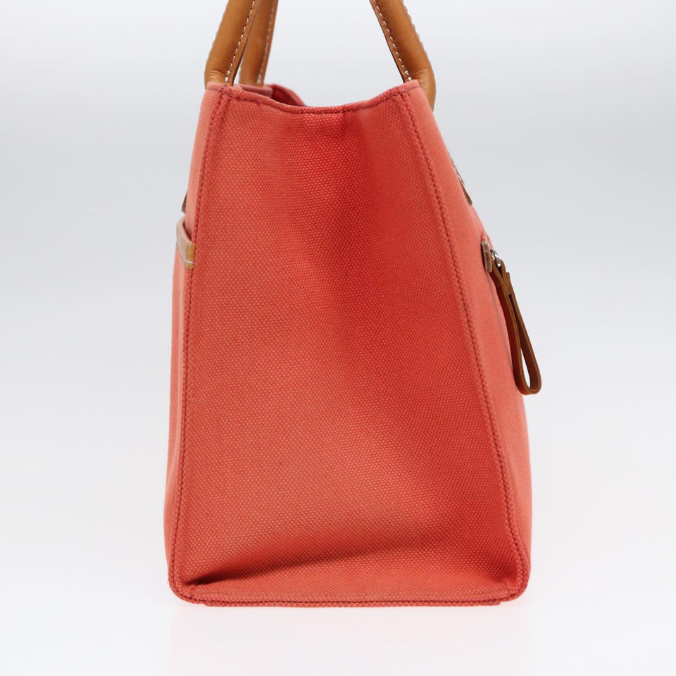 Burberry Orange Canvas Handbag ( )