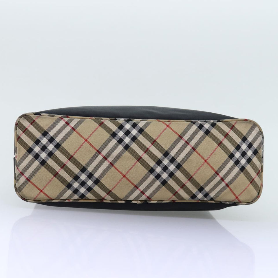 Burberry Blue Label Black Canvas Shoulder Bag ( )