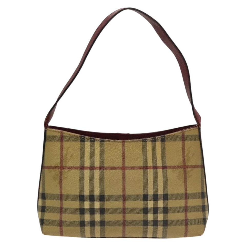 Burberry Nova Check Beige Canvas Shoulder Bag ( )
