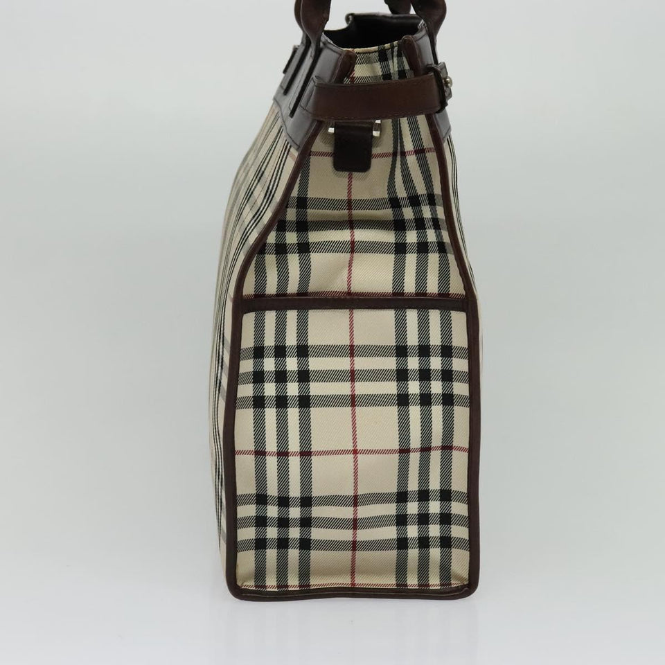 Burberry Nova Check Beige Canvas Tote Bag ( )
