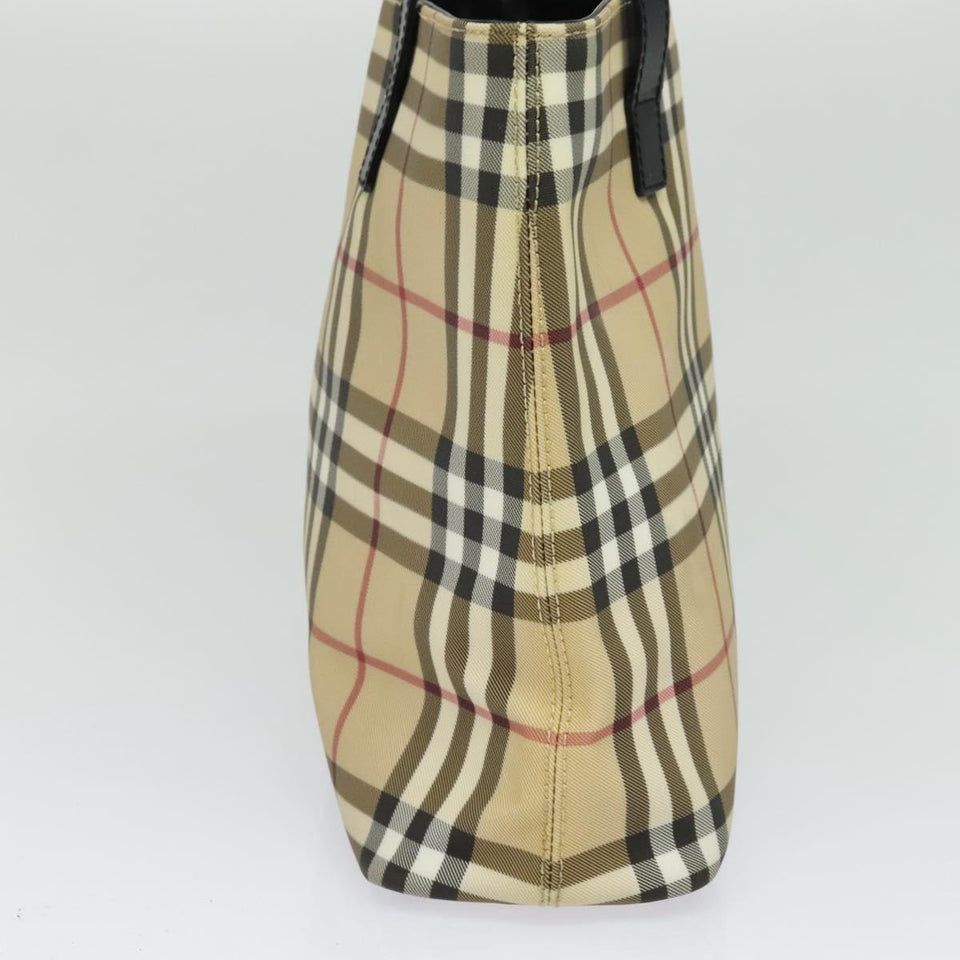 Burberry Nova Check Beige Canvas Handbag ( )