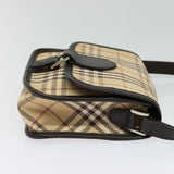 Burberry Nova Check Beige Canvas Shoulder Bag ( )