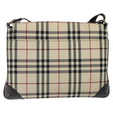 Burberry Nova Check Beige Synthetic Shoulder Bag ( )