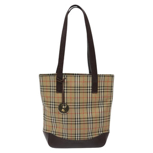 Burberry Nova Check Beige Canvas Tote Bag ( )