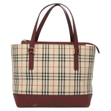 Burberry Nova Check Beige Canvas Tote Bag ( )