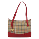 Burberry Nova Check Beige Canvas Tote Bag ( )