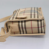 Burberry Nova Check Beige Canvas Shoulder Bag ( )