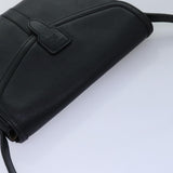 Burberry Black Leather Shoulder Bag ( )