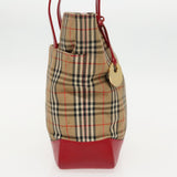 Burberry Nova Check Beige Canvas Shoulder Bag ( )