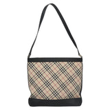 Burberry Nova Check Beige Canvas Shoulder Bag ( )