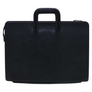 Burberry Black Leather Briefcase Bag ( )