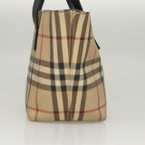 Burberry Nova Check Beige Canvas Handbag ( )