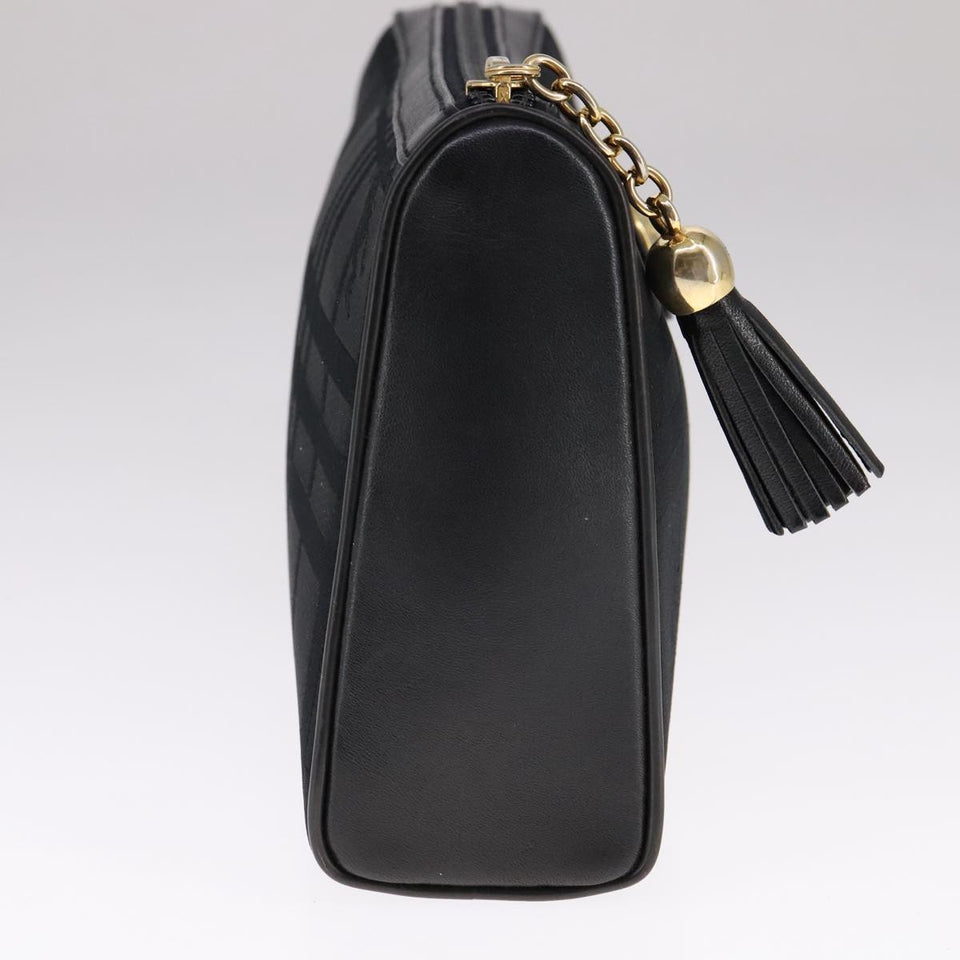 Burberry Black Canvas Clutch Bag ( )