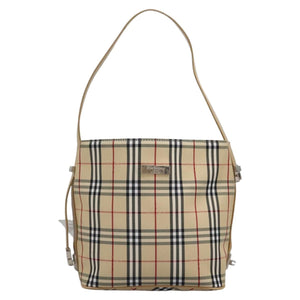 Burberry Blue Label Beige Canvas Shoulder Bag ( )