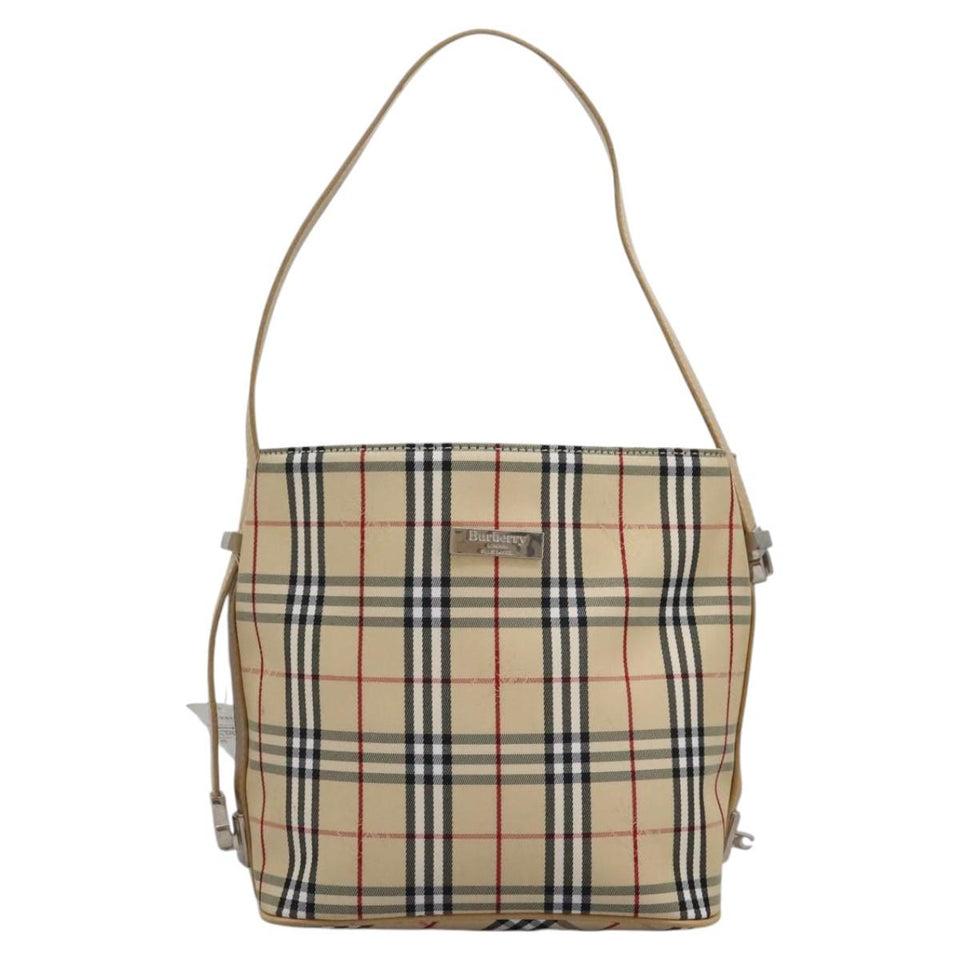 Burberry Blue Label Beige Canvas Shoulder Bag ( )