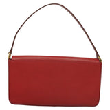 Burberry Red Leather Shoulder Bag ( )