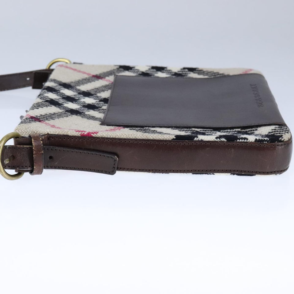Burberry Nova Check Beige Canvas Shoulder Bag ( )