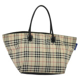 Burberry Nova Check Beige Nylon Tote Bag ( )