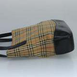 Burberry Nova Check Beige Canvas Tote Bag ( )
