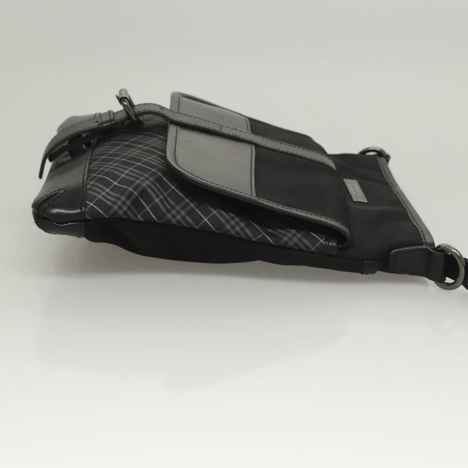 Burberry Nova Check Black Nylon Shoulder Bag ( )