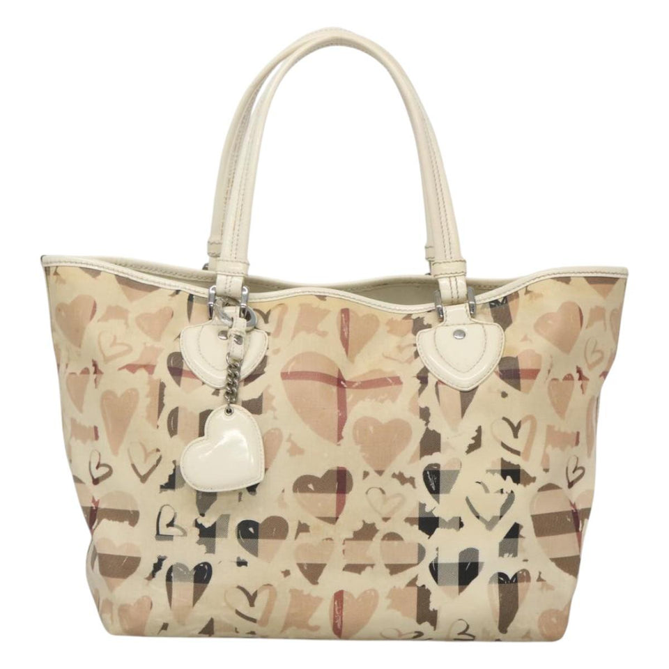 Burberry Nova Check Multicolour Canvas Tote Bag ( )
