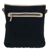 Burberry Nova Check Navy Canvas Shoulder Bag ( )