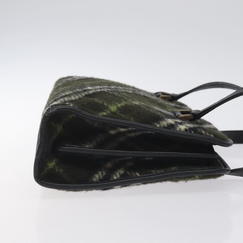 Burberry Khaki Wool Handbag ( )
