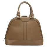 Burberry Vintage Check Brown Leather Handbag ( )