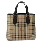 Burberry Nova Check Beige Canvas Tote Bag ( )