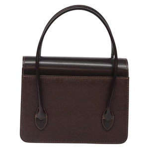 Burberry Nova Check Brown Leather Handbag ( )