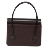 Burberry Nova Check Brown Leather Handbag ( )