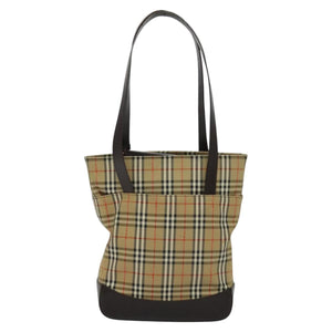Burberry Nova Check Beige Canvas Shoulder Bag ( )