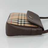 Burberry Nova Check Beige Canvas Shoulder Bag ( )