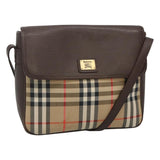 Burberry Nova Check Beige Canvas Shoulder Bag ( )