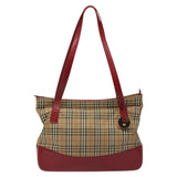 Burberry Nova Check Beige Canvas Tote Bag ( )