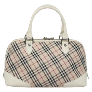 Burberry Nova Check Beige Canvas Handbag ( )