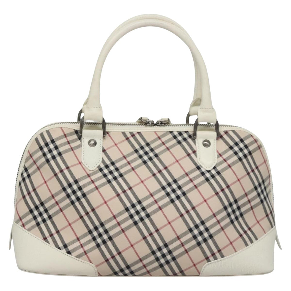 Burberry Nova Check Beige Canvas Handbag ( )